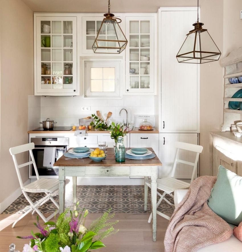 The design of a small kitchen 6 sq. M: a photo of the most beautiful interiors