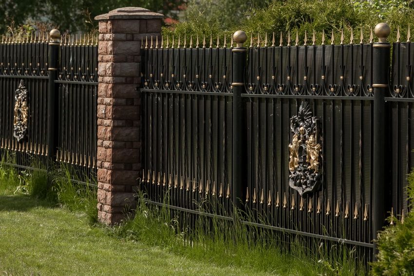 Wrought fences: photos of beautiful and durable fences for every taste
