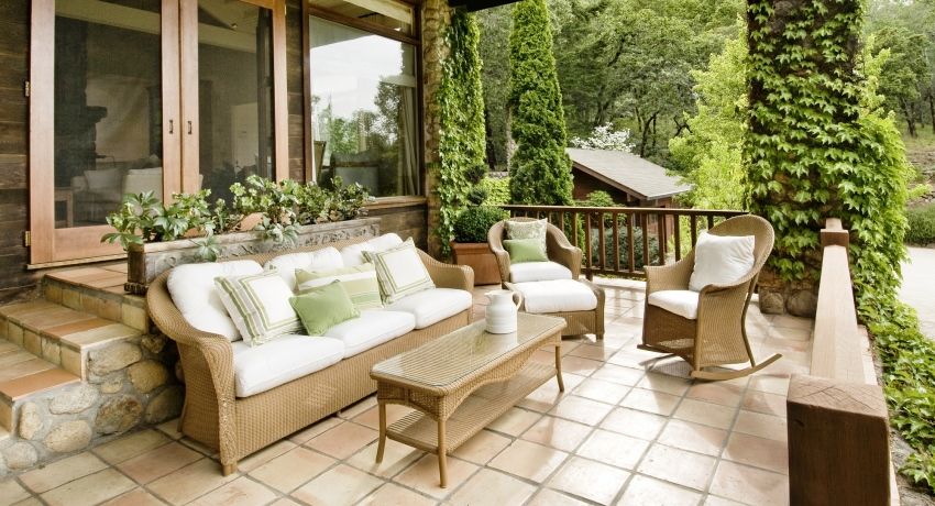Furniture for the terrace: a stylish design of summer areas