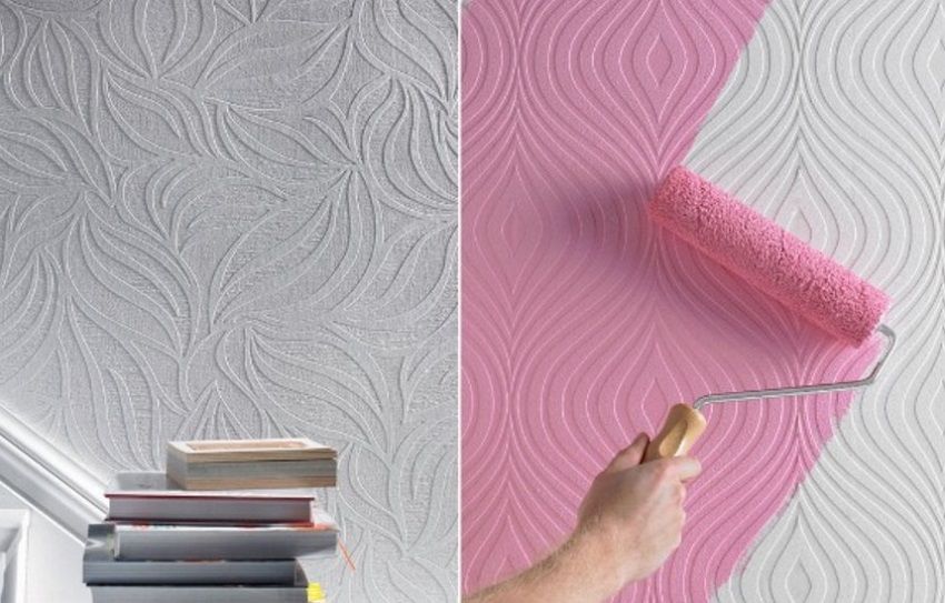 Wallpaper for painting: the pros and cons of finishing material