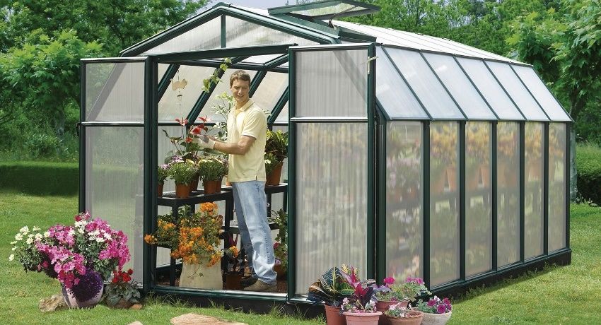 Polycarbonate greenhouse: dimensions and prices of finished structures