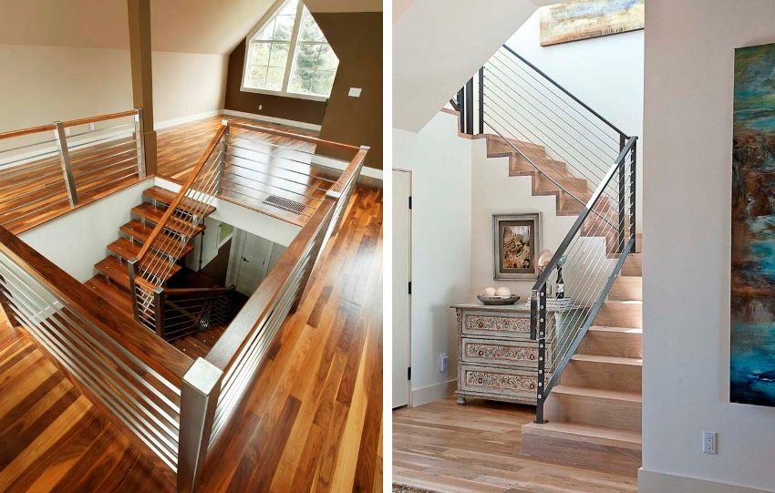Stainless steel railing: types, features, installation and maintenance