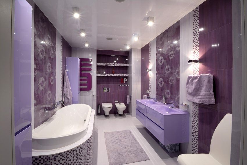 Pros and cons of suspended ceilings in the bathroom: photos and tips