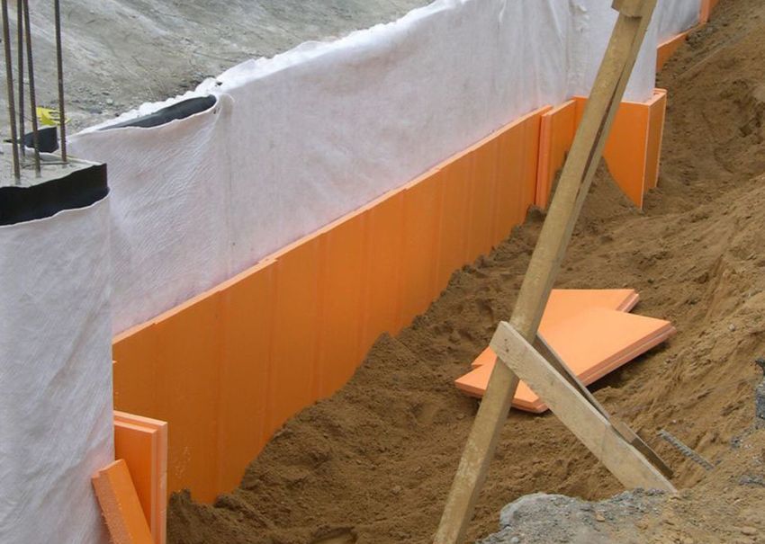 The technology of effective insulation of the basement penoplex