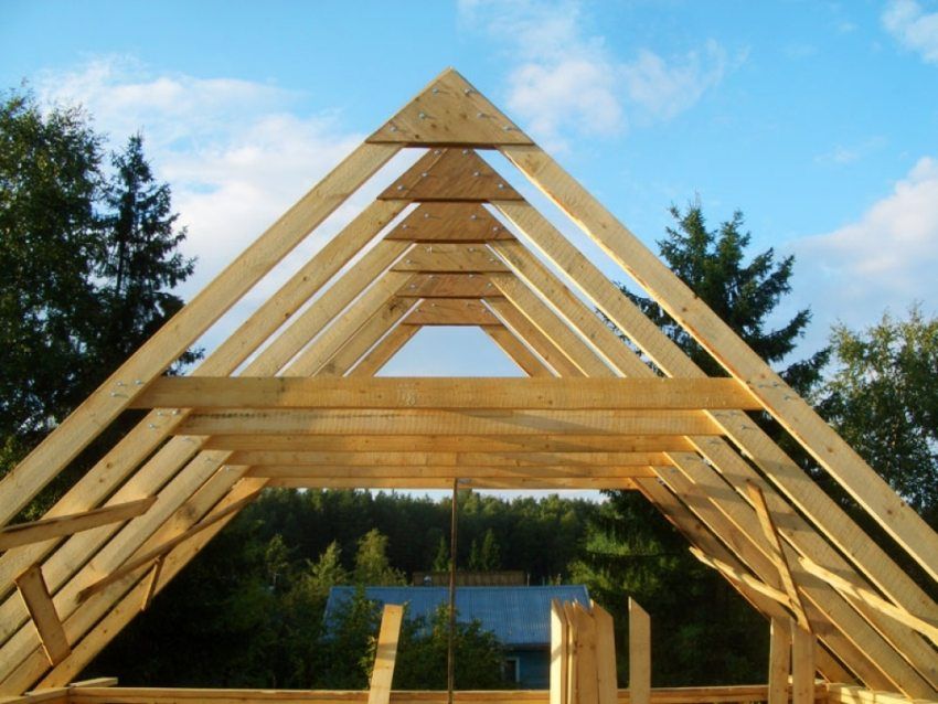 The device truss system gable roof do it yourself