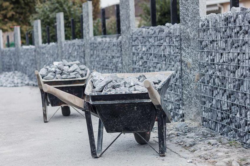 Fence from the gabion do it yourself: step by step instructions