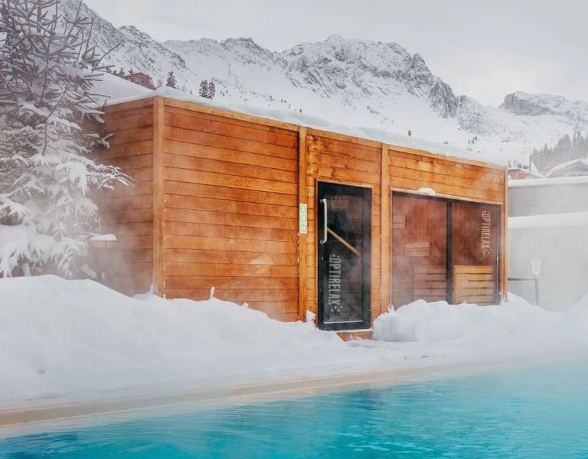 Bar saunas: projects of wooden buildings with different layouts