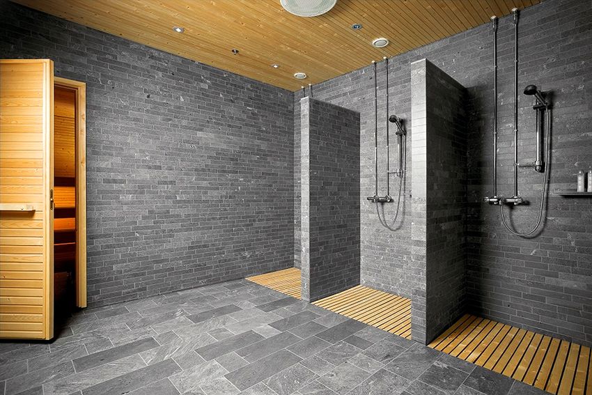 Bathhouse: layout and great solutions for compact buildings