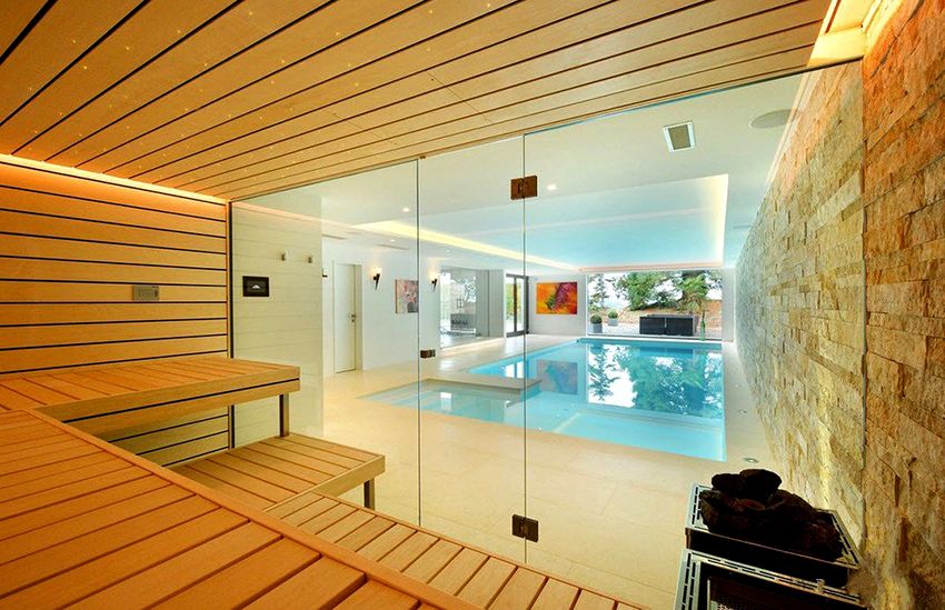 Bathhouse with a pool: a project of an amazing sauna complex for relaxation