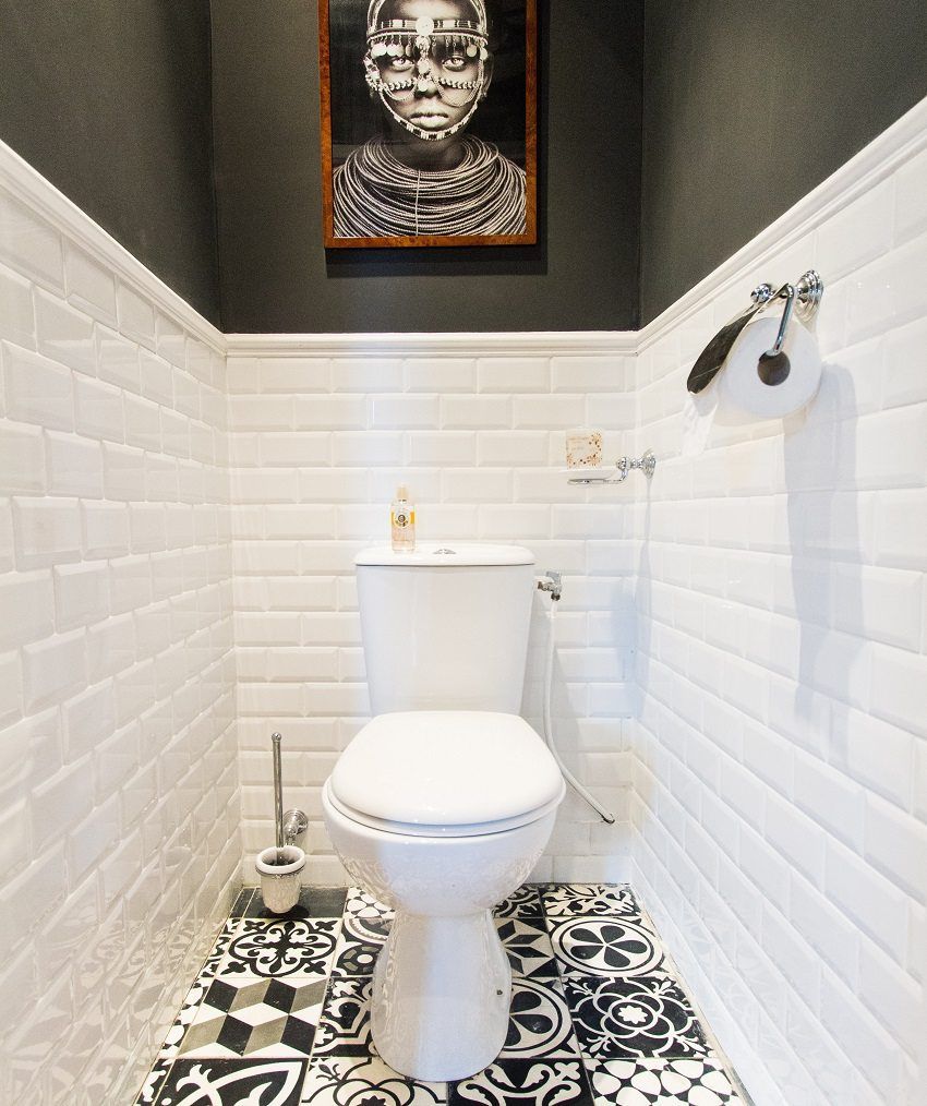 Small size toilet design: photos and tips