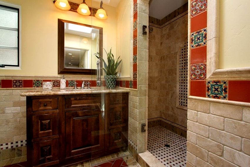 Shower in a niche: the best option for a small bathroom