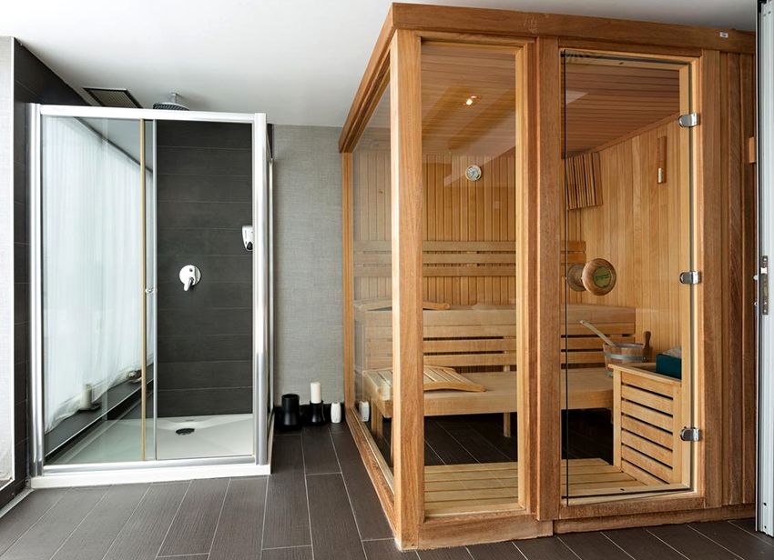 Door for baths and saunas: choose beautiful and moisture-proof models