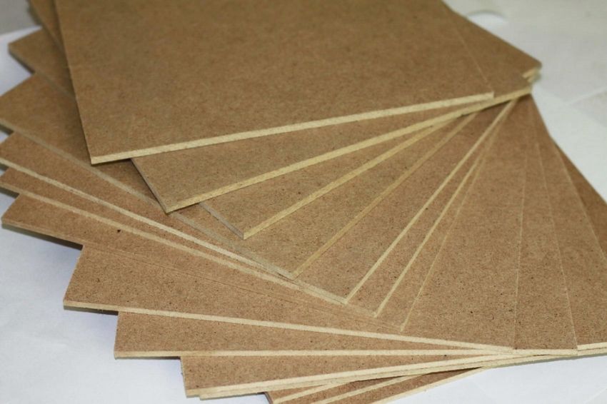 Fiberboard: sheet thickness and dimensions, material price. What influences the cost of the product?