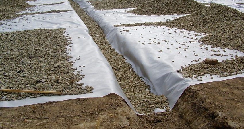 Geotextiles for drainage (geofabric): varieties and features of the material