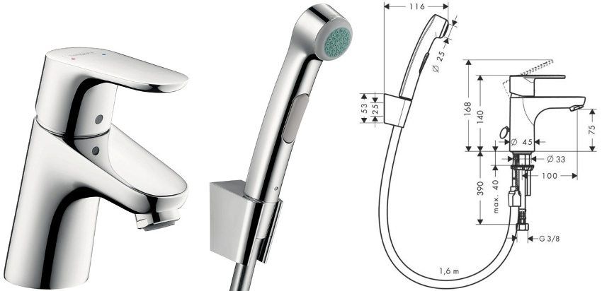 Hygienic toilet shower with mixer: a worthy alternative to bidet