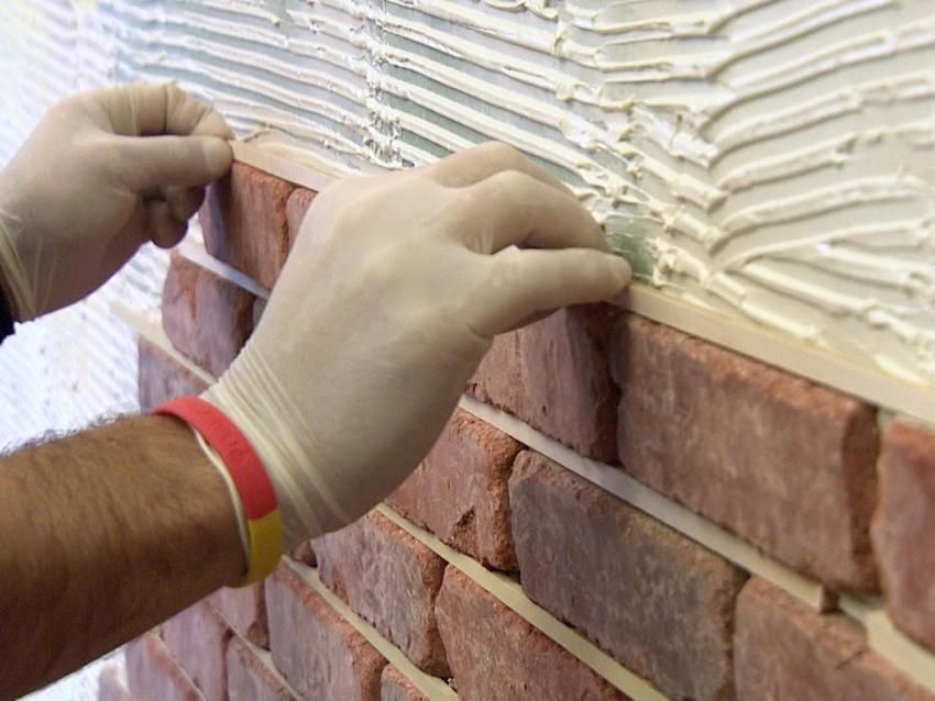 Gypsum tile for brick: the specifics of laying and operation