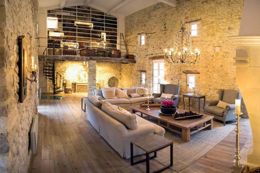Provence style living room: how to create a beautiful rustic interior