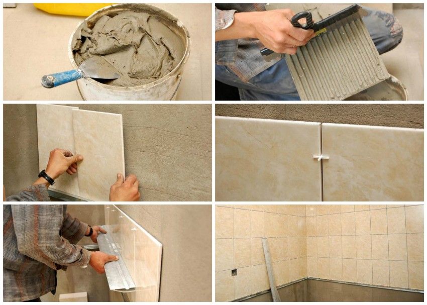 How to lay tiles on the wall: instructions for independent work