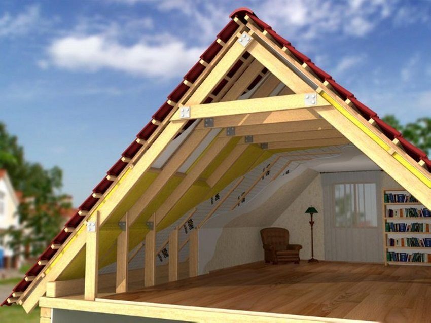 How to build a roof with a dvukhskatnuyu angle