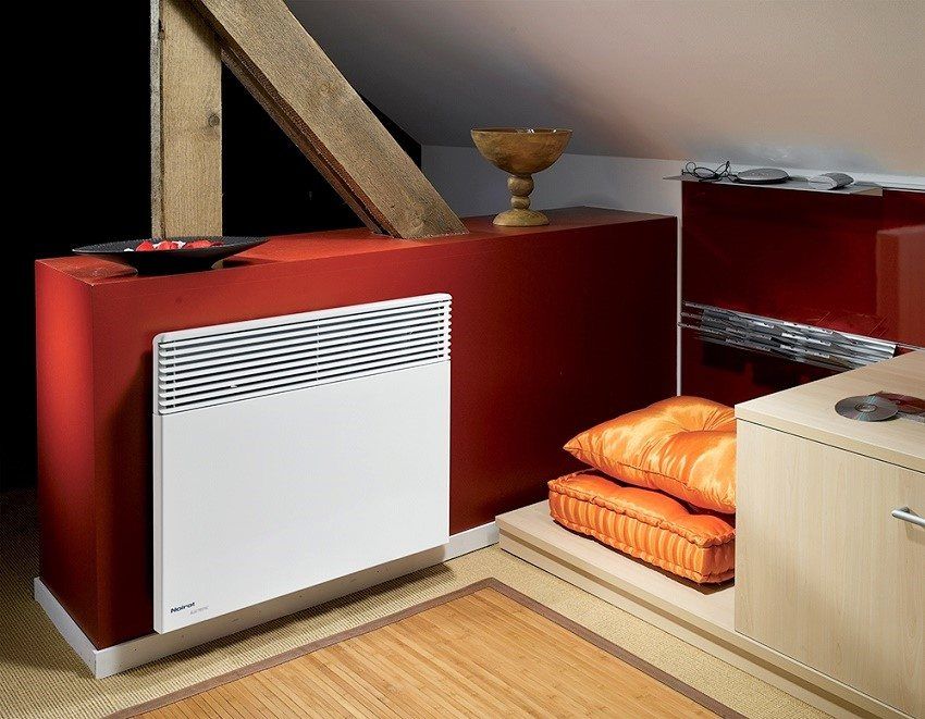 Wall-mounted electric heating convectors: types and characteristics