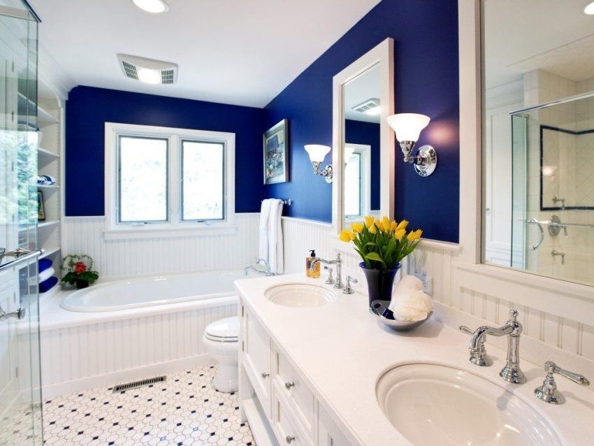 Bathroom paint: how to choose the best option for wall decoration