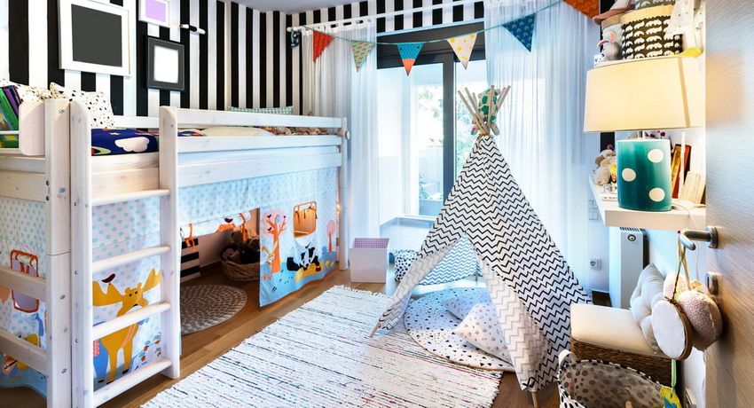 Children's bunk bed: ideas for creating a cozy corner for children