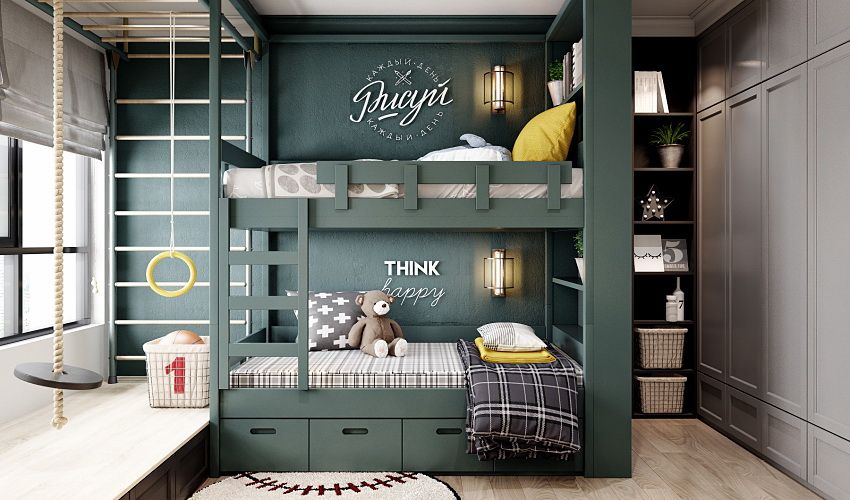 Children's bunk bed: ideas for creating a cozy corner for children