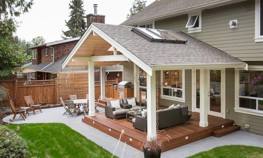 Porch to the house with their own hands: projects, photos of various designs