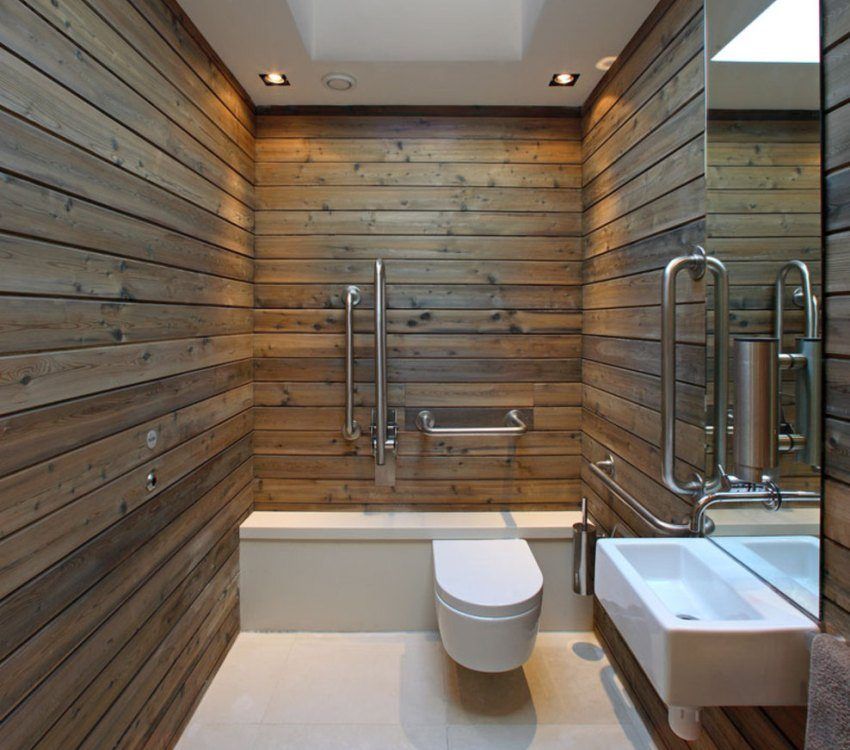 Laminate on the wall in the interior: photo of laminate wall finish