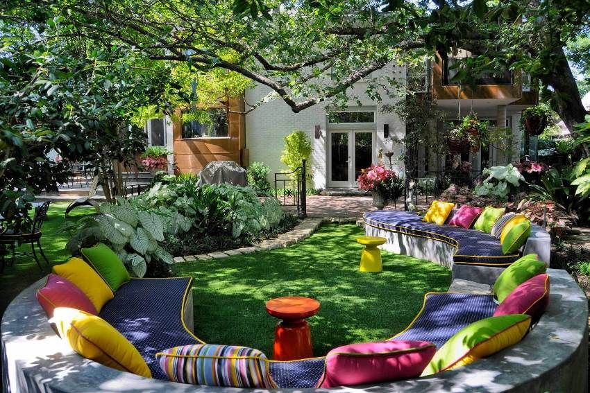 Landscape design of a small area: ways to expand space