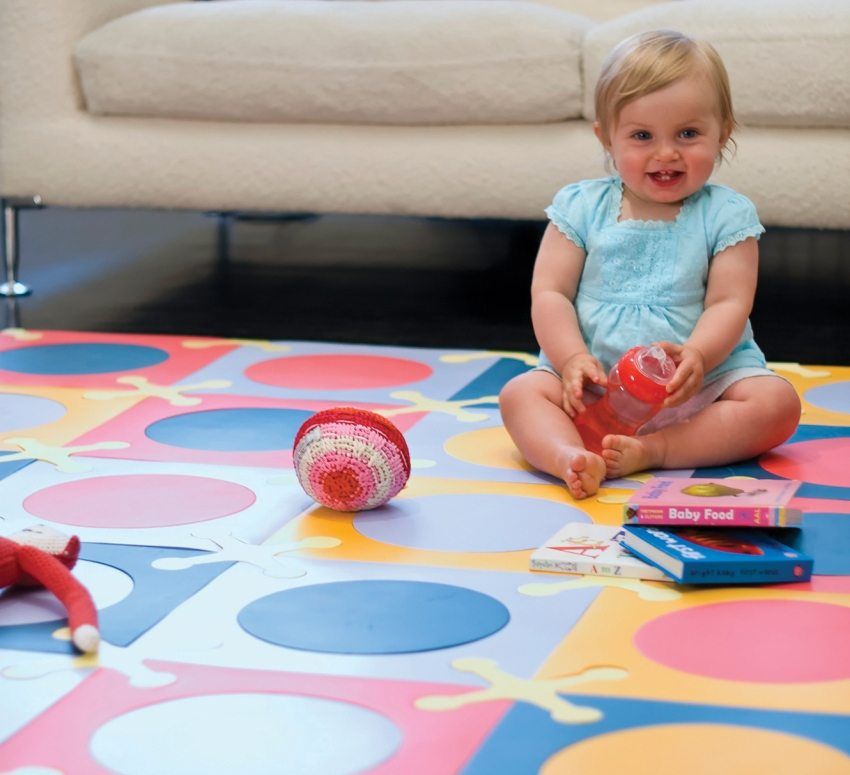 Soft floor for children's rooms: beautiful, comfortable and safe