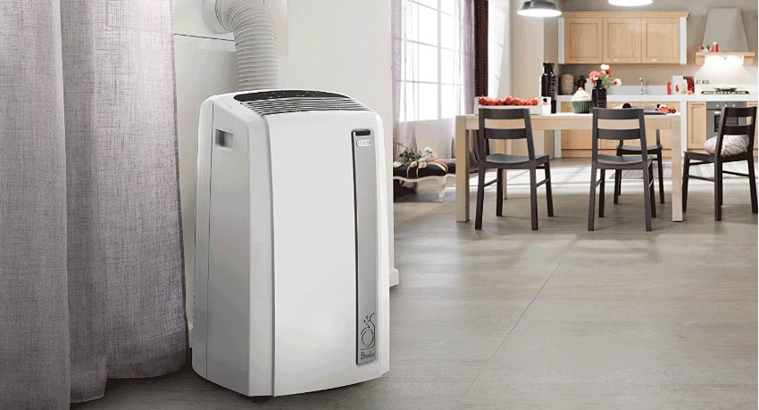 Floor air conditioner with air duct: device features