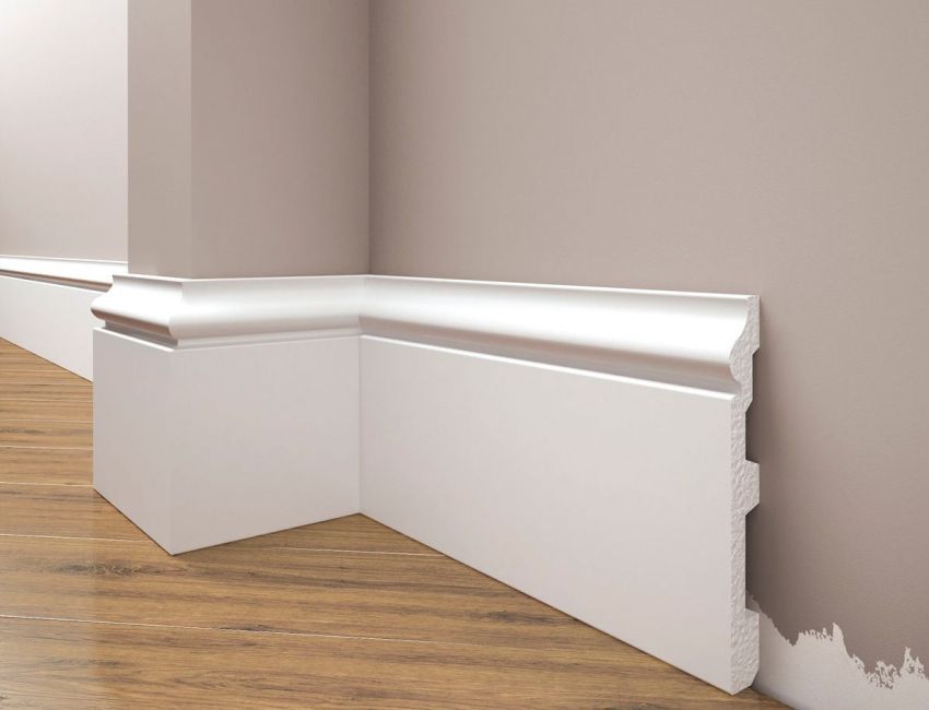 Floor polyurethane plinth: features of choice and use in the interior