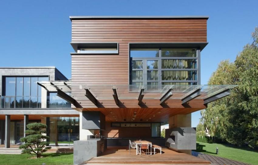 The canopy attached to the house: photos of different types and configurations of canopies