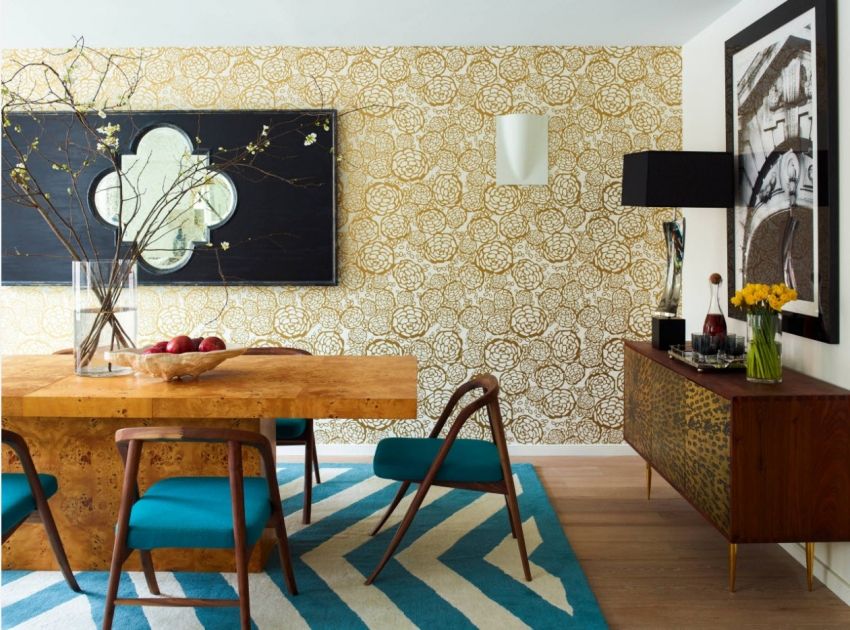 Wallpaper for the living room: photos of interiors with an interesting design