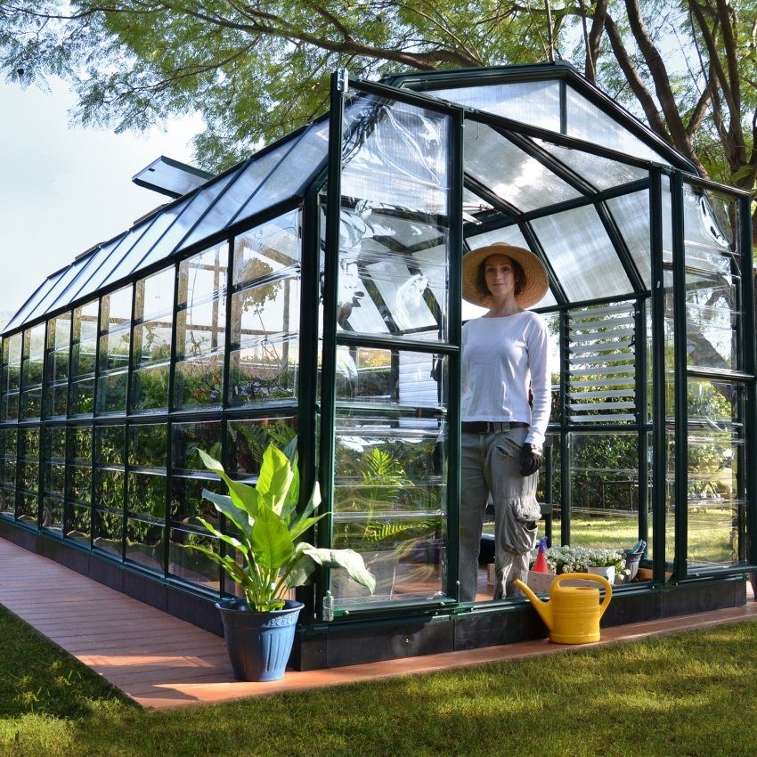 Greenhouse from the profile pipe do it yourself: photos of finished structures