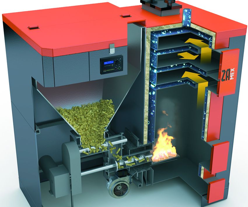 Do-it-yourself pellet burner: quick assembly and process automation