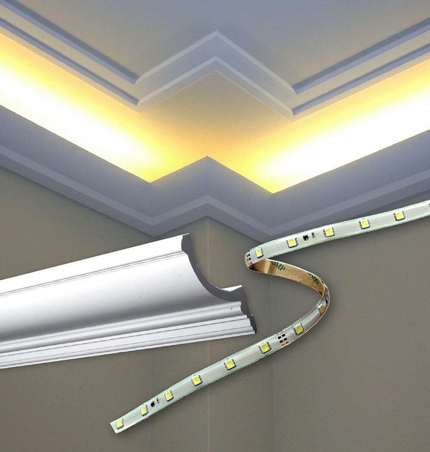Skirting for stretch ceiling: the basic rules of selection and installation