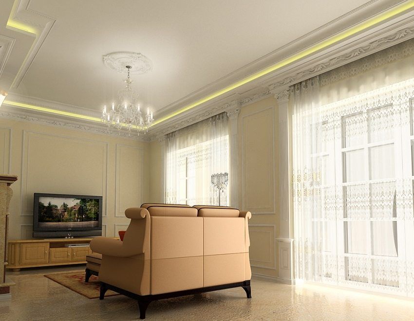 Skirting for stretch ceiling: the basic rules of selection and installation
