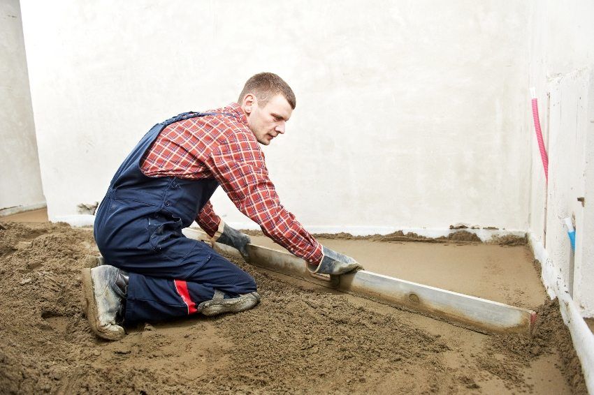 Pros and cons of semi-dry floor screed and the technology of its device