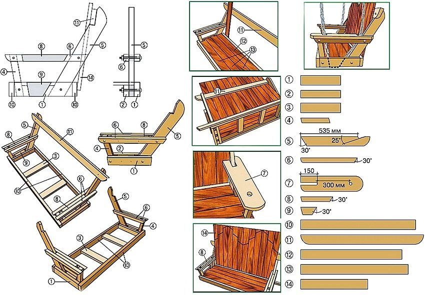 Pallets are an excellent material for creating original garden furniture.