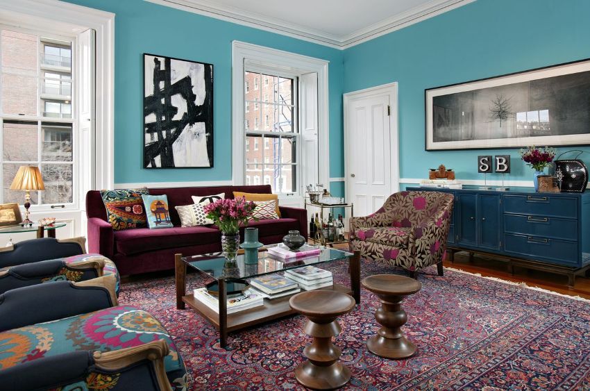 Paint the walls in the apartment: design, photo examples, fashion trends, professional advice