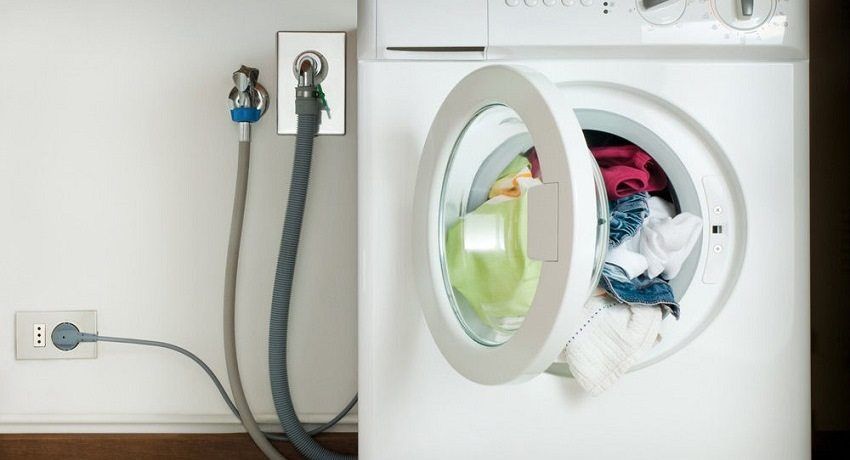 Proper connection of the washing machine to the water supply and sewage