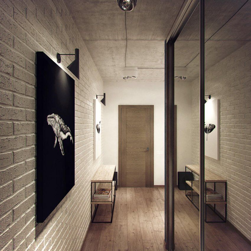 Hallway in a small corridor: how to combine comfort and functionality