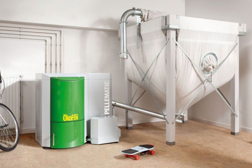 The use of solid fuel boilers for heating private homes