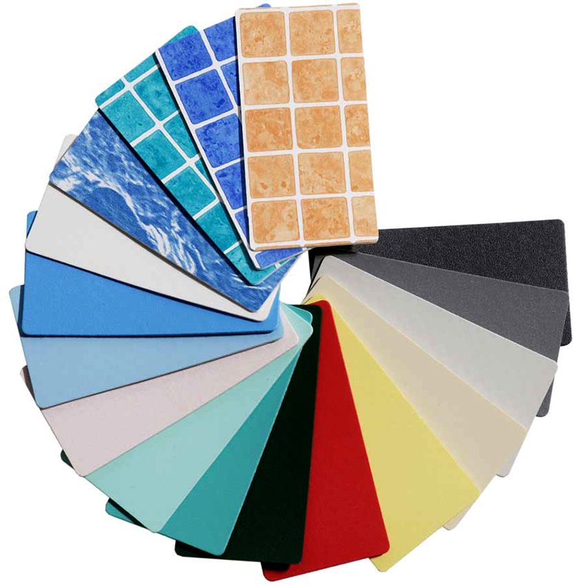 PVC film for the pool: selection criteria and features of mounting material