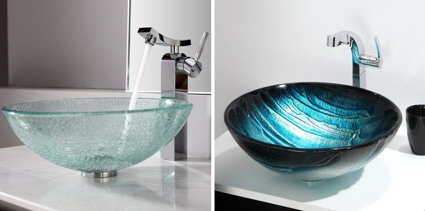 Consignment bath sink on the countertop: style and practicality of use