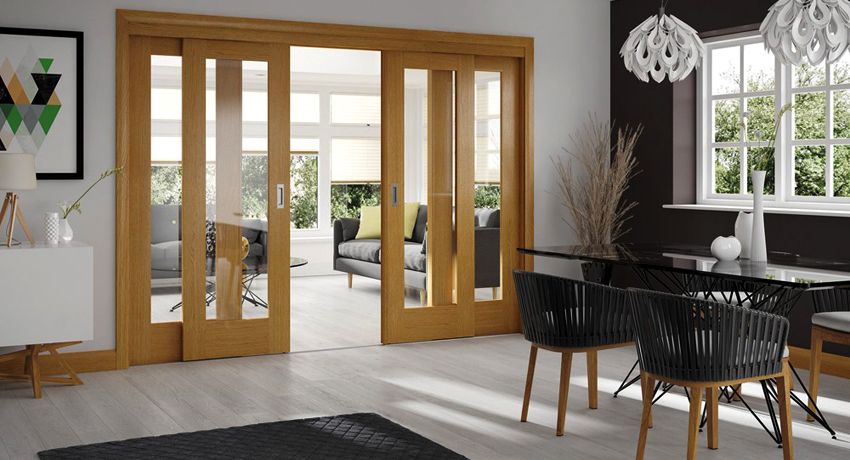Sliding interroom door: a functional and stylish element of the room