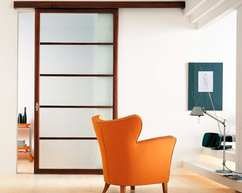 Sliding interroom door: a functional and stylish element of the room