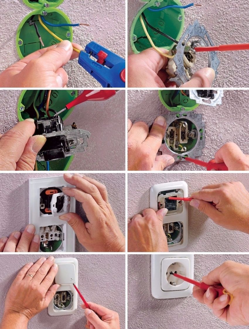 Socket with switch in one package and specificity of this design
